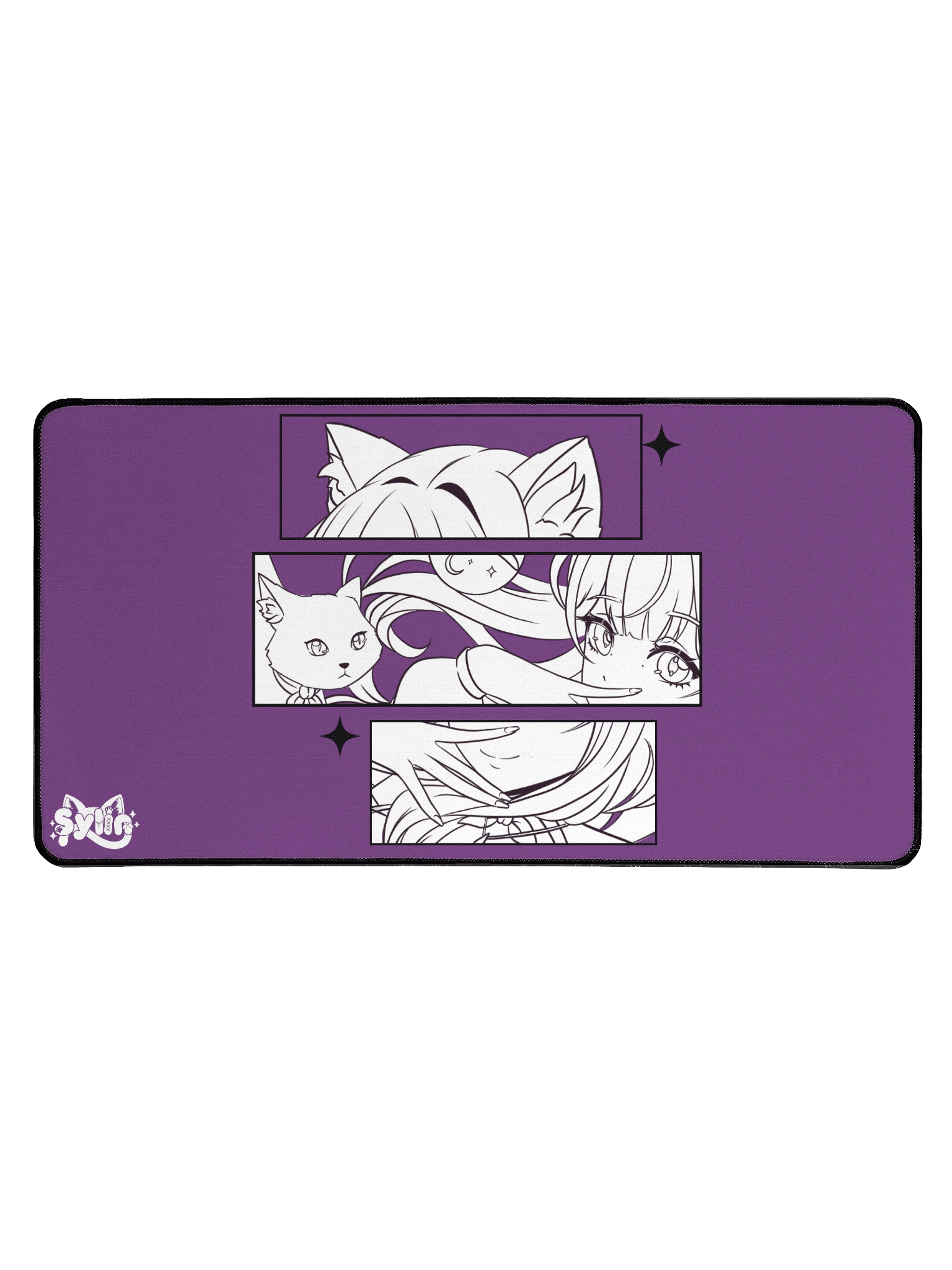 Mystic Cat Trio Desk Mat product image (1)