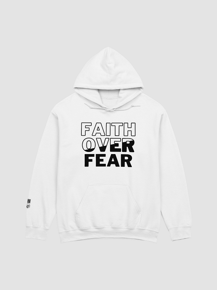 Faith Over Fear Unisex Hooded Sweatshirt | Comfortable & Inspirational Hoodie for Everyday Wear product image (2)
