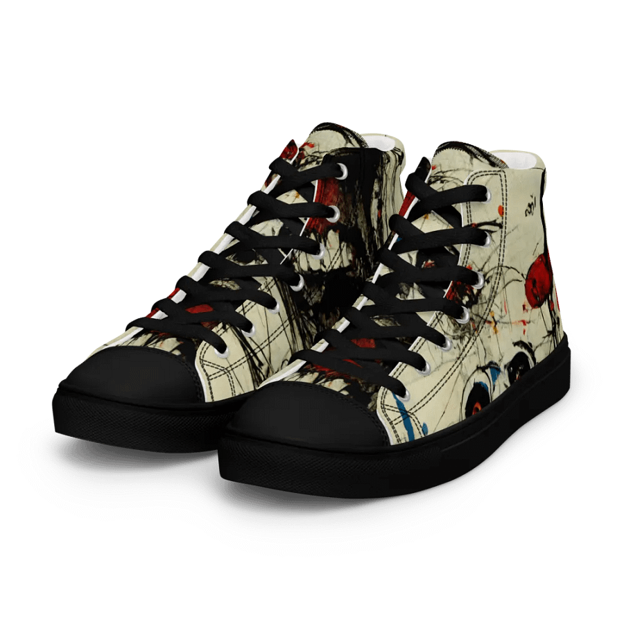 Men's Scream of Style, canvas High Tops product image (6)