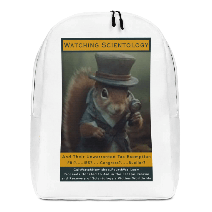 Backpack - Watching Scientology product image (1)