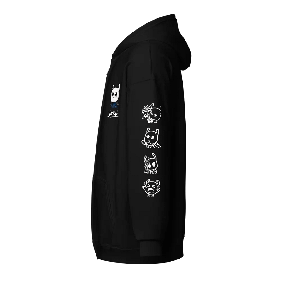 Pouting and Zipping (Zip-up Hoodie) product image (5)