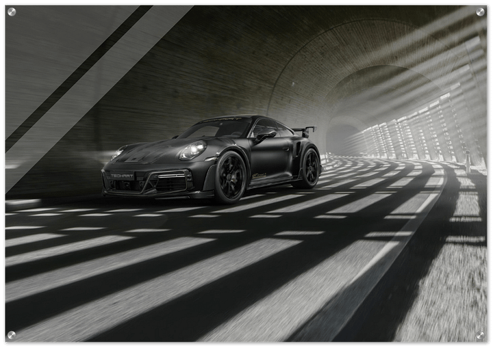 BLACK CAR GLOSSY ACRYLIC PRINT product image (1)