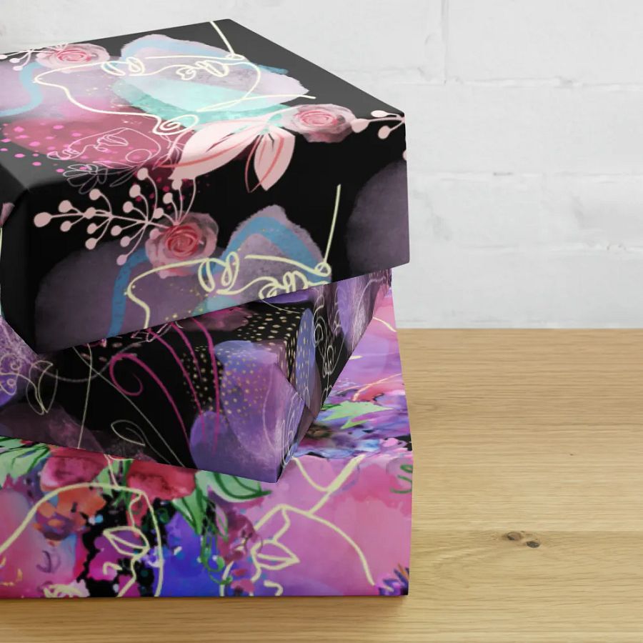 Ethereal Garden Wrapping Paper Set gifts for chic ladies product image (10)
