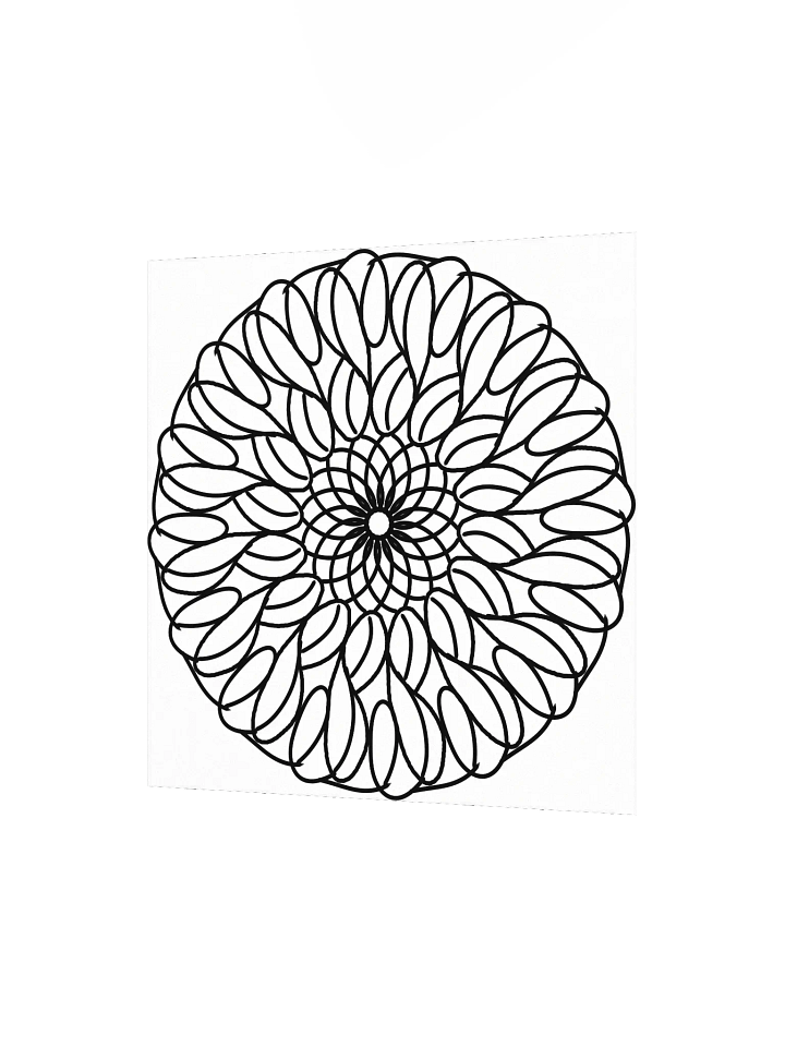 Beautiful Mandala Design Poster: Relaxation and Inspiration product image (6)