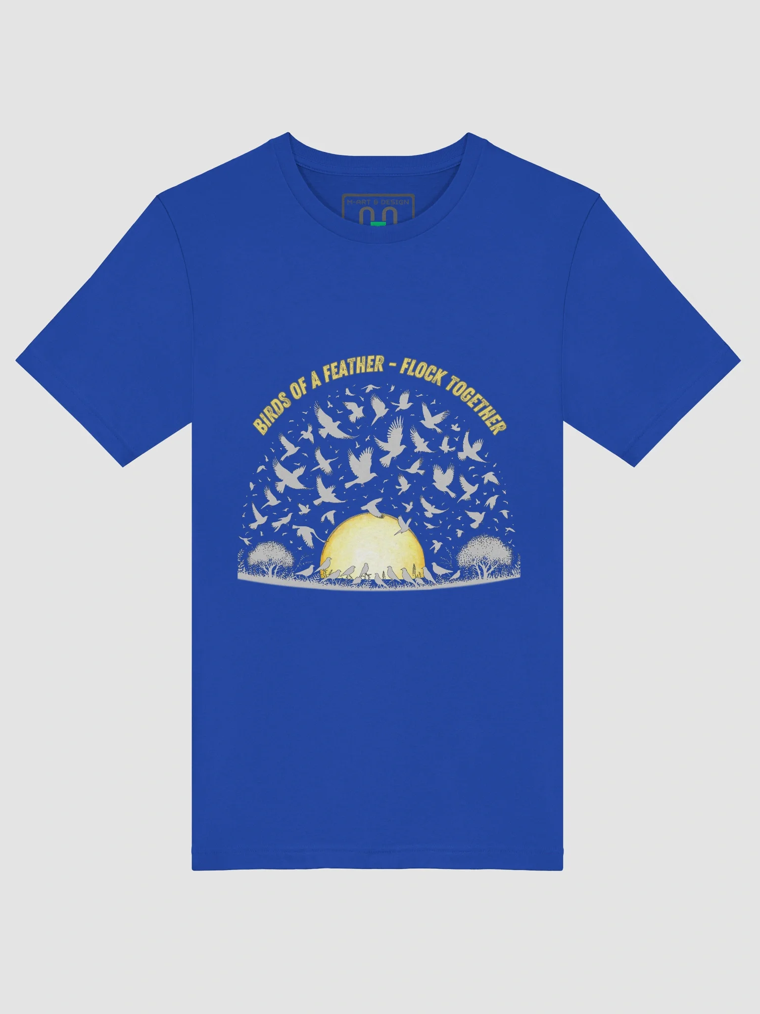 Birds of a Feather Graphic T-Shirt - Light Feather product image (5)