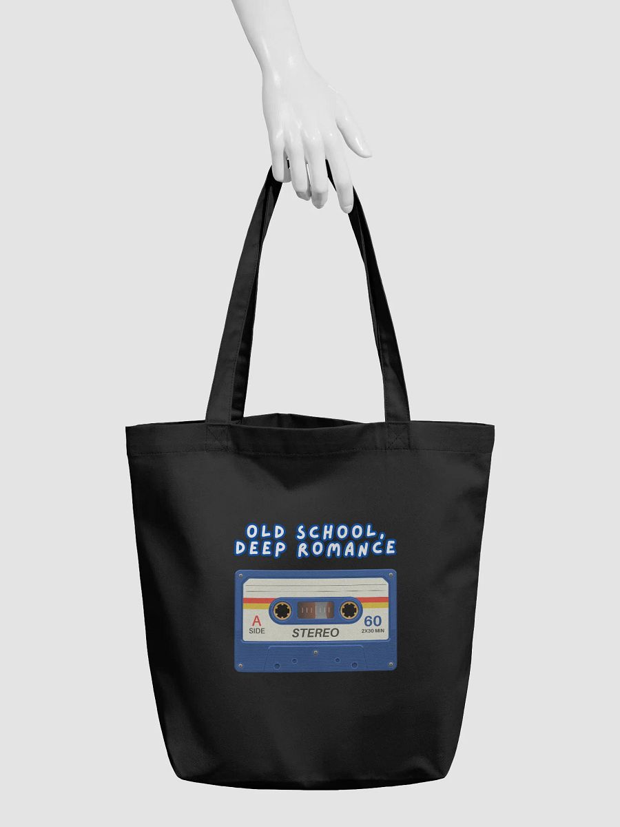 Retro Romance Cassette Tape Tote Bag | old school deep romance product image (5)