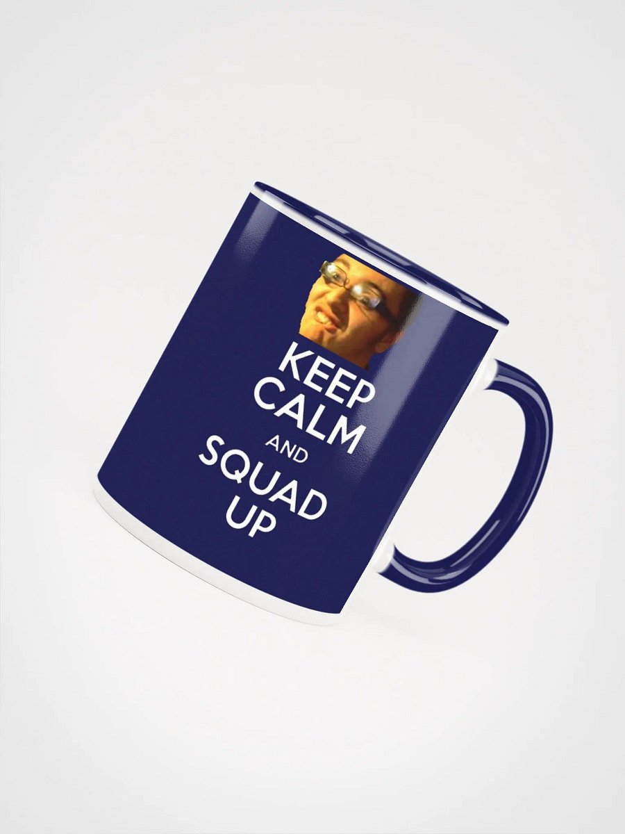 Keep Calm & Squad Up Mug (Dark Blue) product image (4)