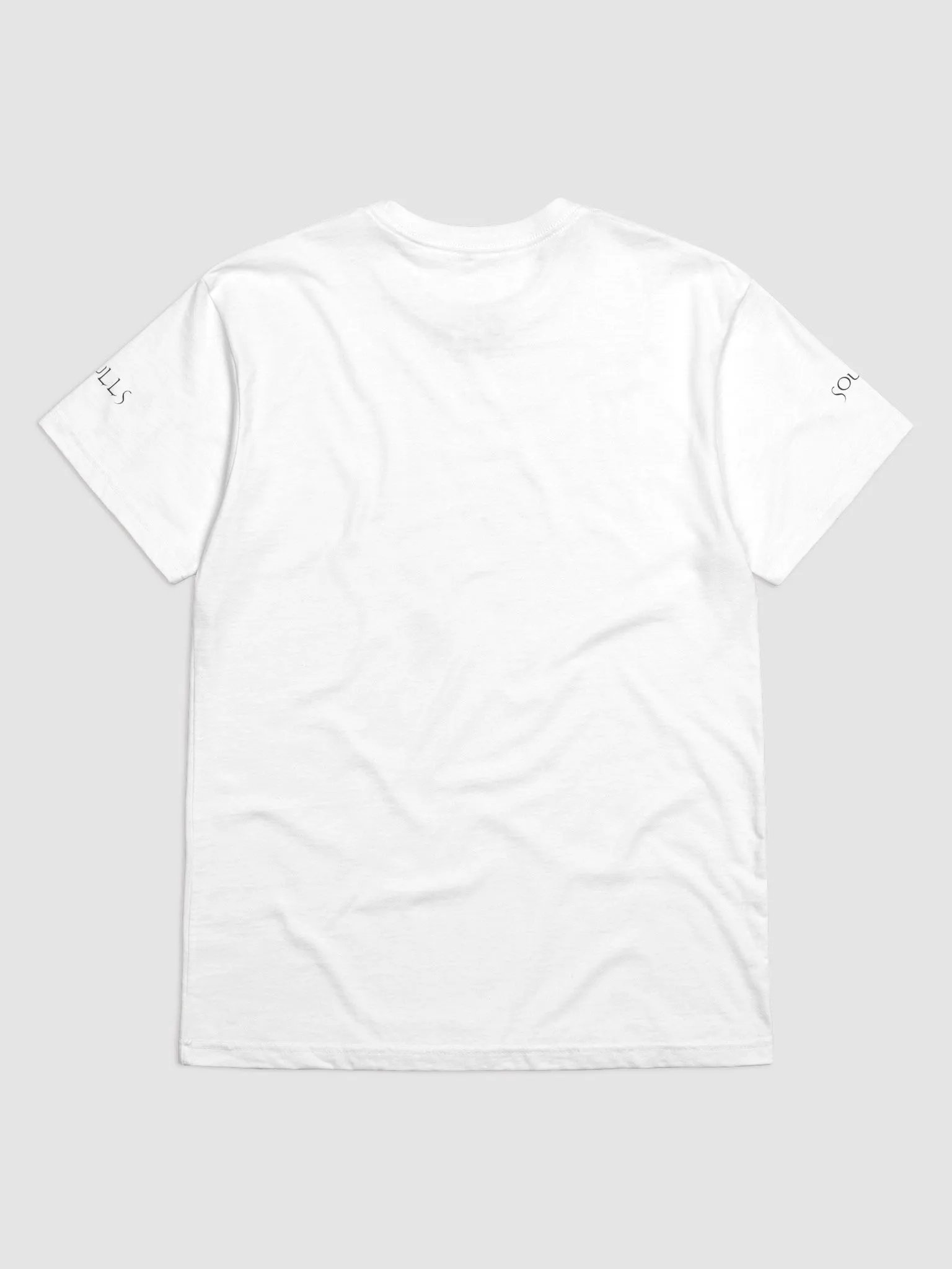 White and Grey Unisex T (Cemetery Logo) product image (4)