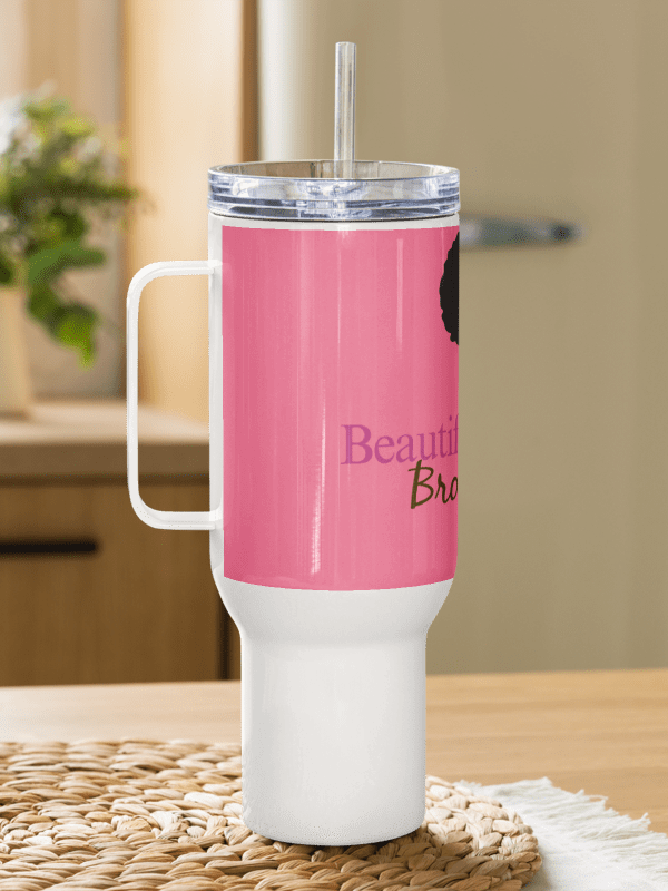 Beautiful Brown Girl Mocha Travel Mug product image (4)