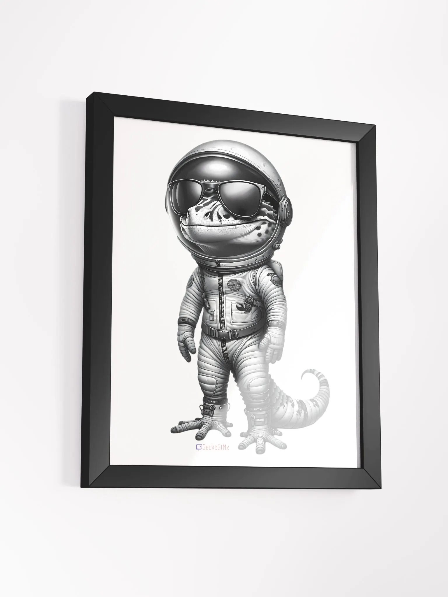 AstroLizard Framed Matte Poster product image (9)
