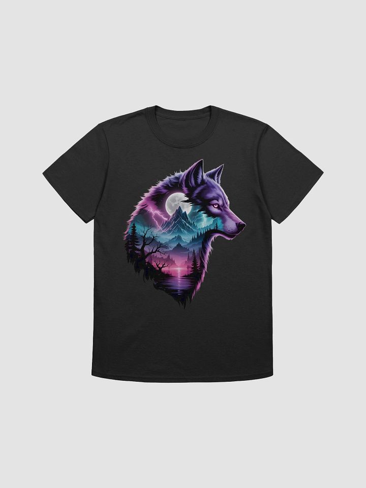 Mystical Wolf Landscape T-Shirt product image (1)