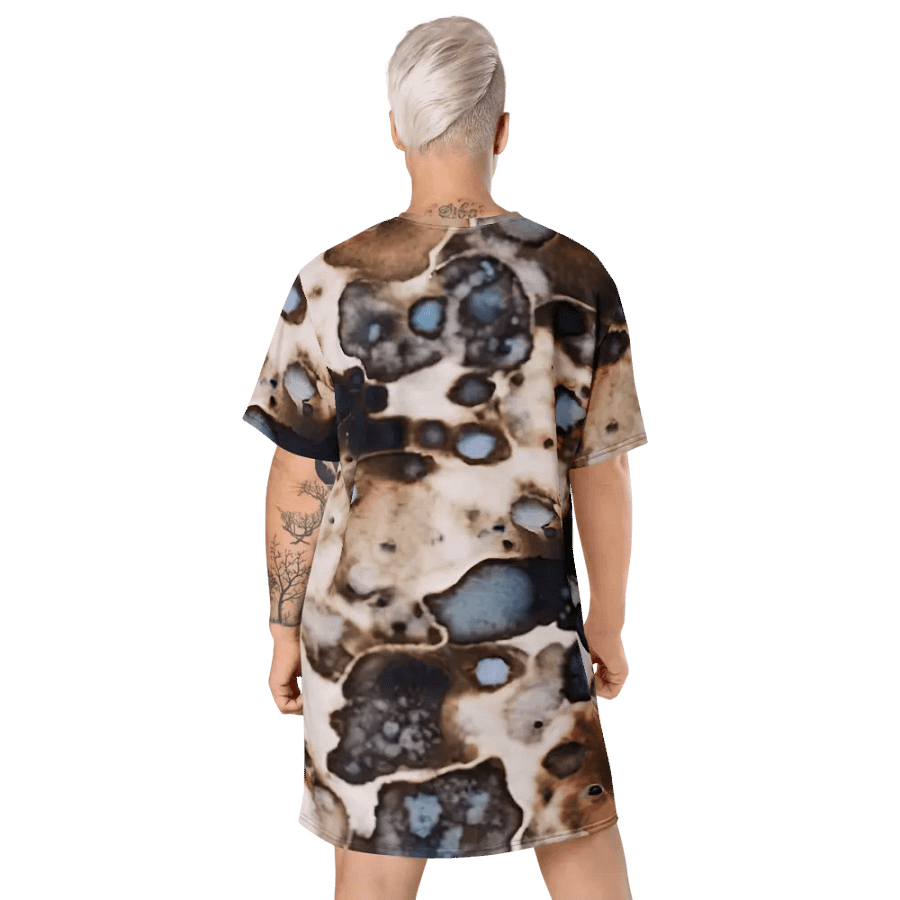 Funky Watercolor T Shirt Dress product image (9)