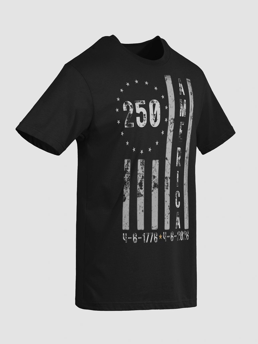 Vintage American Flag T-Shirt | 250 Years 1776-2026 | Distressed USA Flag Tee | 4th of July Shirt | Patriotic Vintage Design | America Birthday Celebration | Grunge Flag Shirt product image (4)