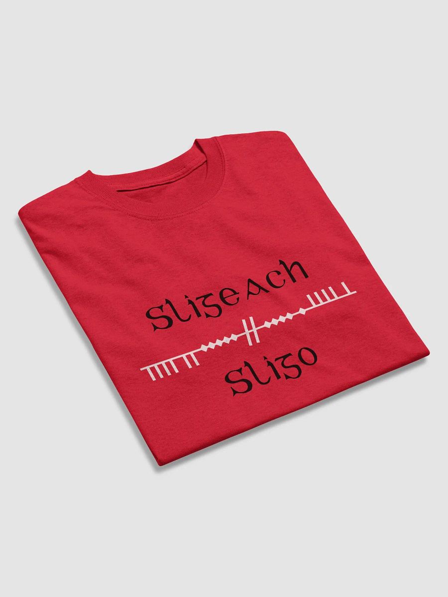 Sligo/Sligeach Scholastic style Ogham printed T-shirt product image (4)