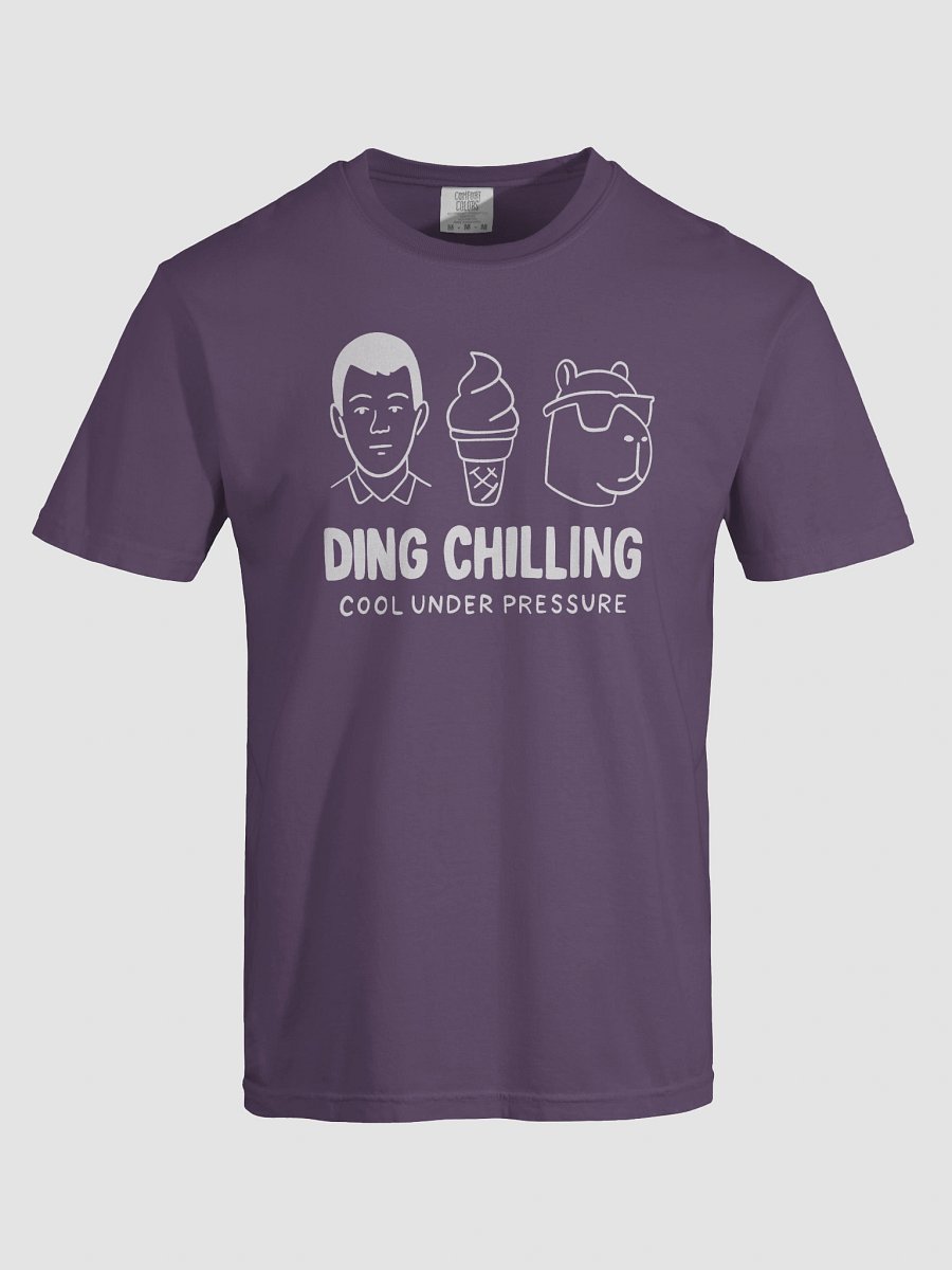 Ding Chilling – Cool Under Pressure | Funny Chess Meme Design | T-Shirt White on Dark product image (82)