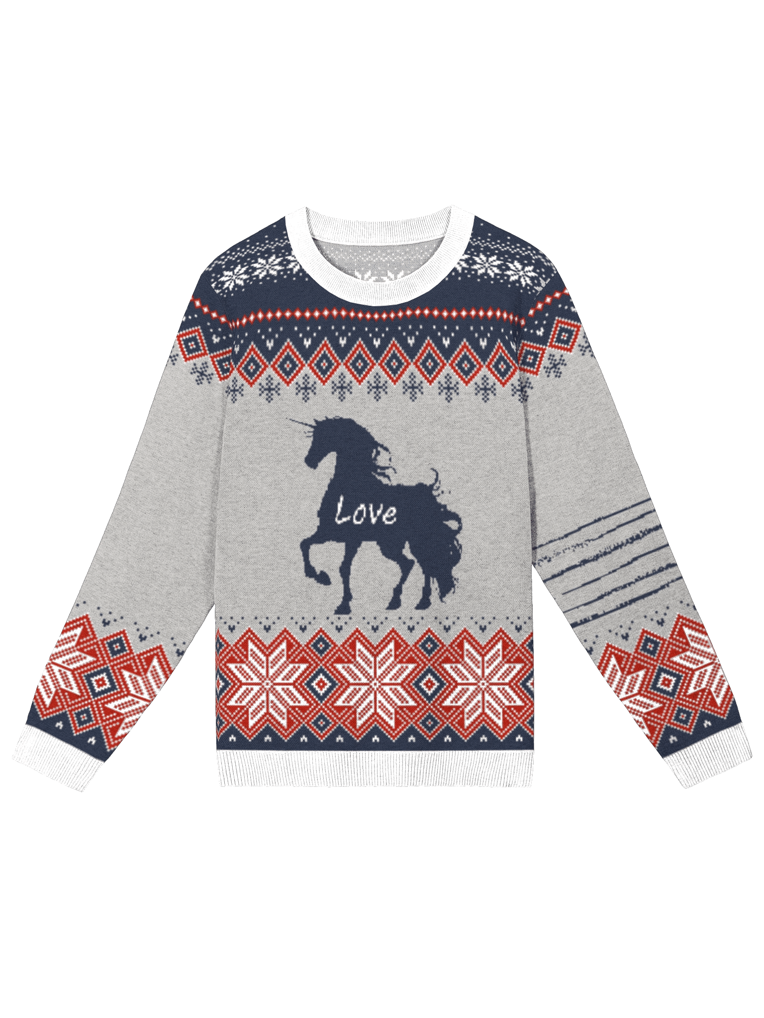 Knitted Crewneck Sweater – Classic Fit | Love Holiday Edition 25 product image (2)