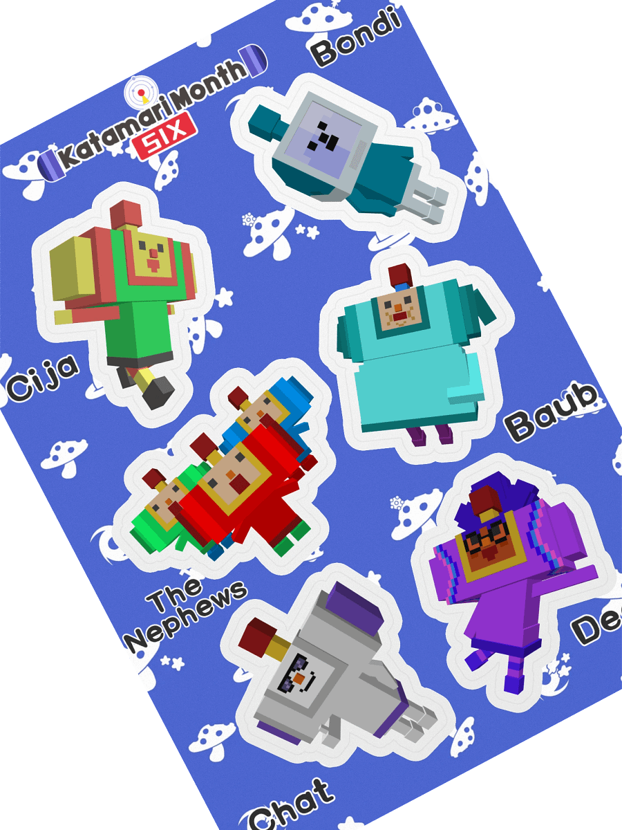 KDM6 OC Cousin Sticker Sheet #5 product image (1)