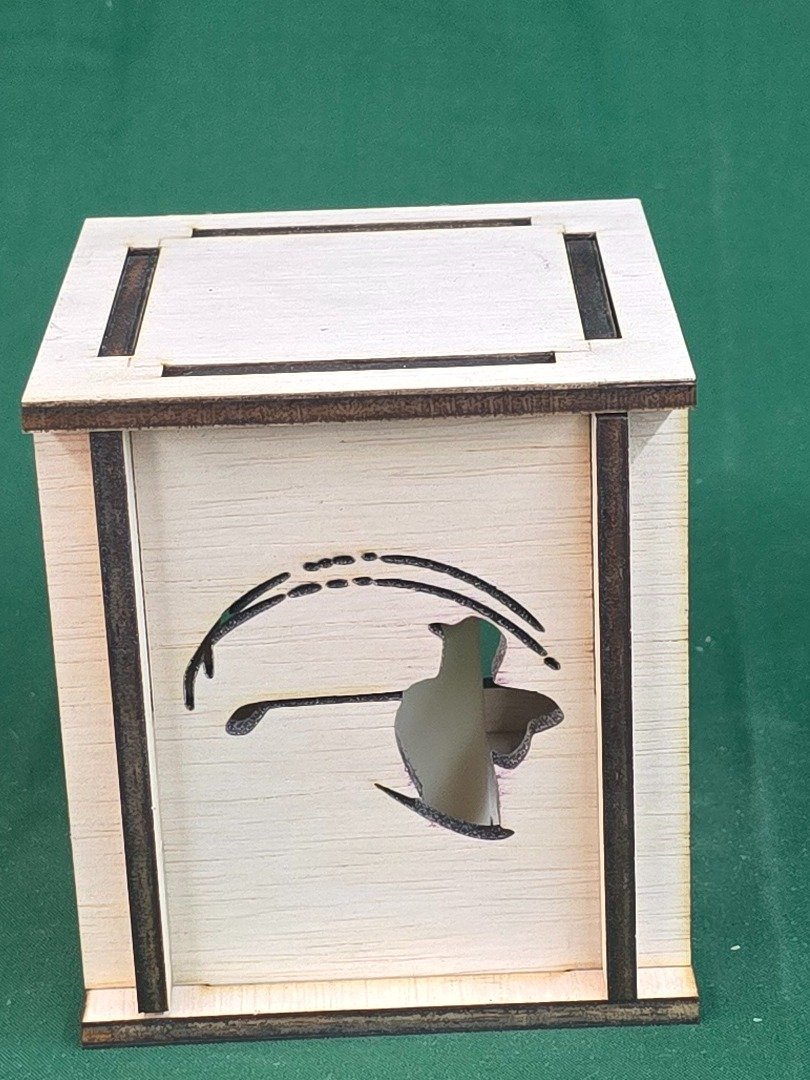 Custom Made-to-Order Wooden Golf Silhouette LED Lantern product image (8)