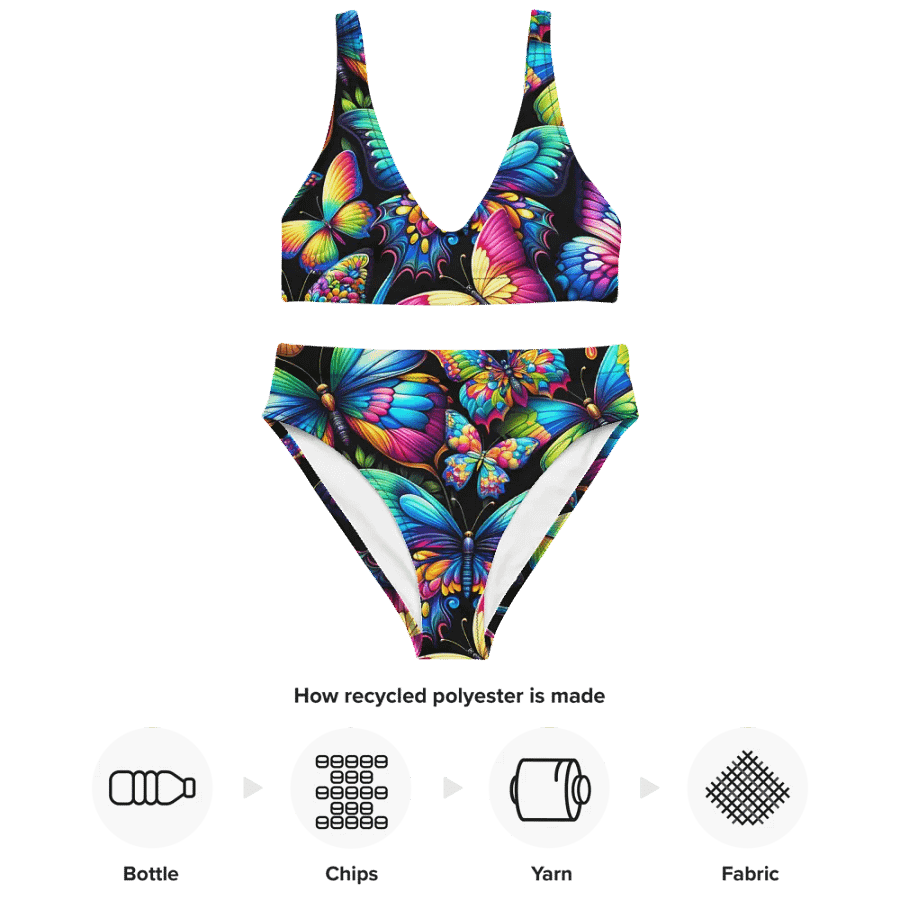 Psychedelic Butterfly Garden Bikini product image (4)
