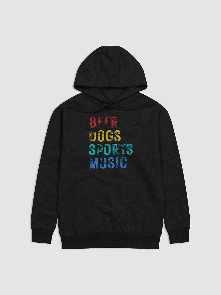 Beer Dogs Sports Music Hoodie – Fun Outrageous Color Blast BDSM Gift product image (1)