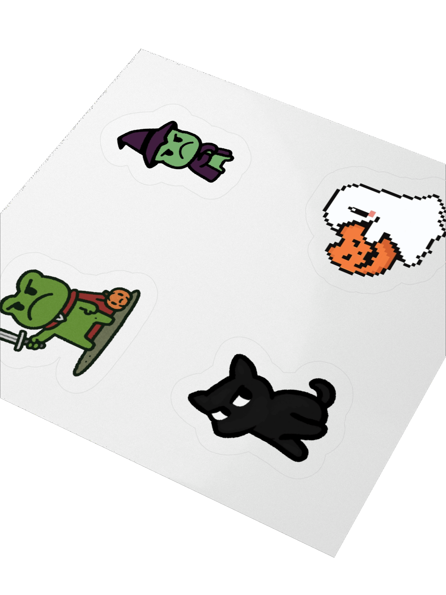Phroggy Halloween Kiss Cut Stickers Set product image (9)