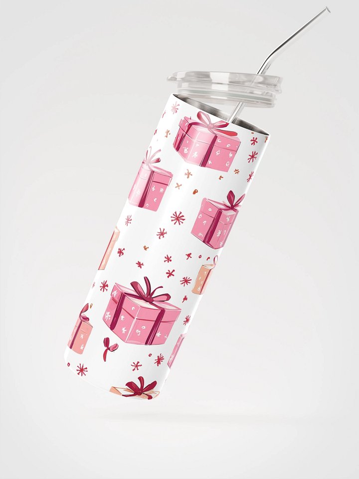 Pink Christmas Gifts Stainless Steel Tumbler product image (2)