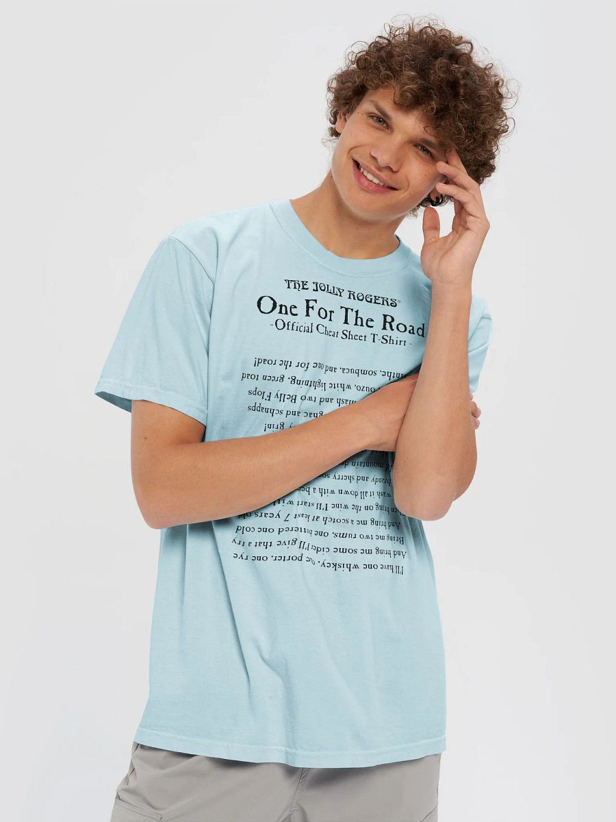One For The Road Official Cheat Sheet T-Shirt (black printing) product image (5)