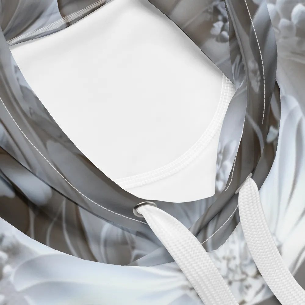 Ethereal White Flower All-Over Hoodie product image (8)