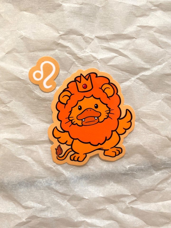 Leo Duck Sticker product image (2)