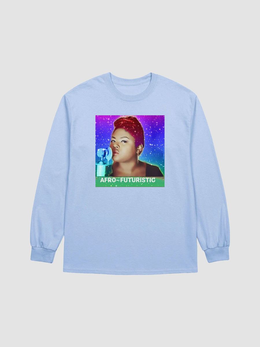 Afro-Futuristic long sleeve Light Blue product image (1)