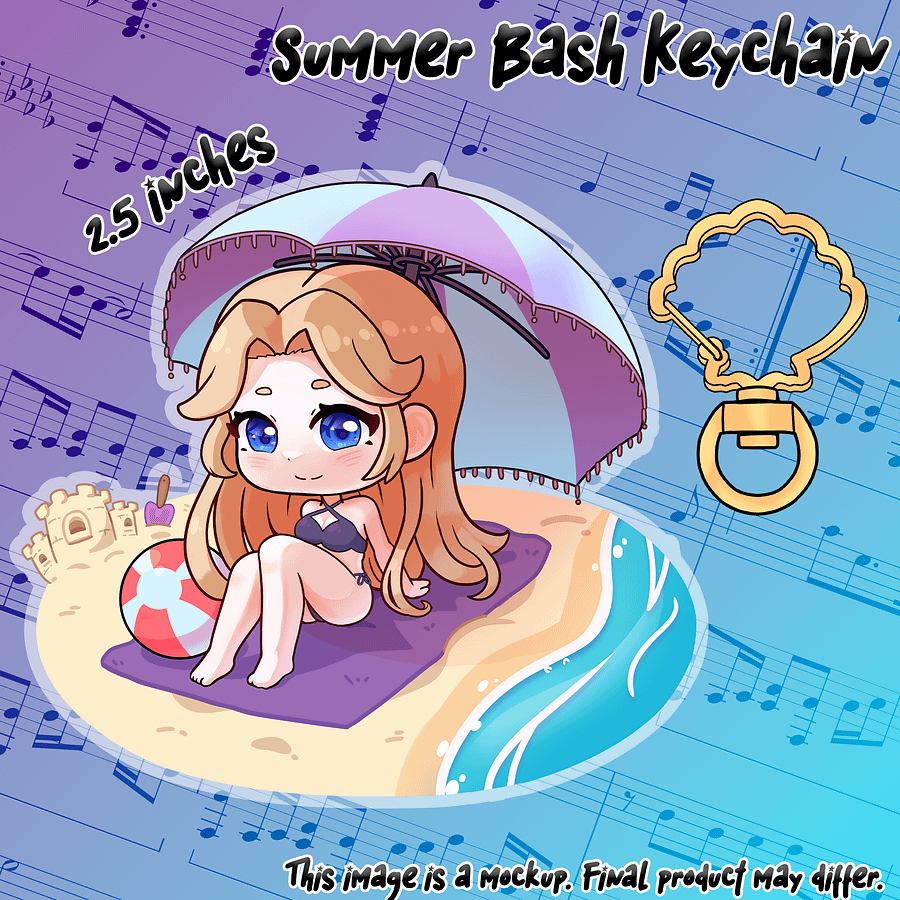 Summer Bash Keychain [PREORDER] product image (1)