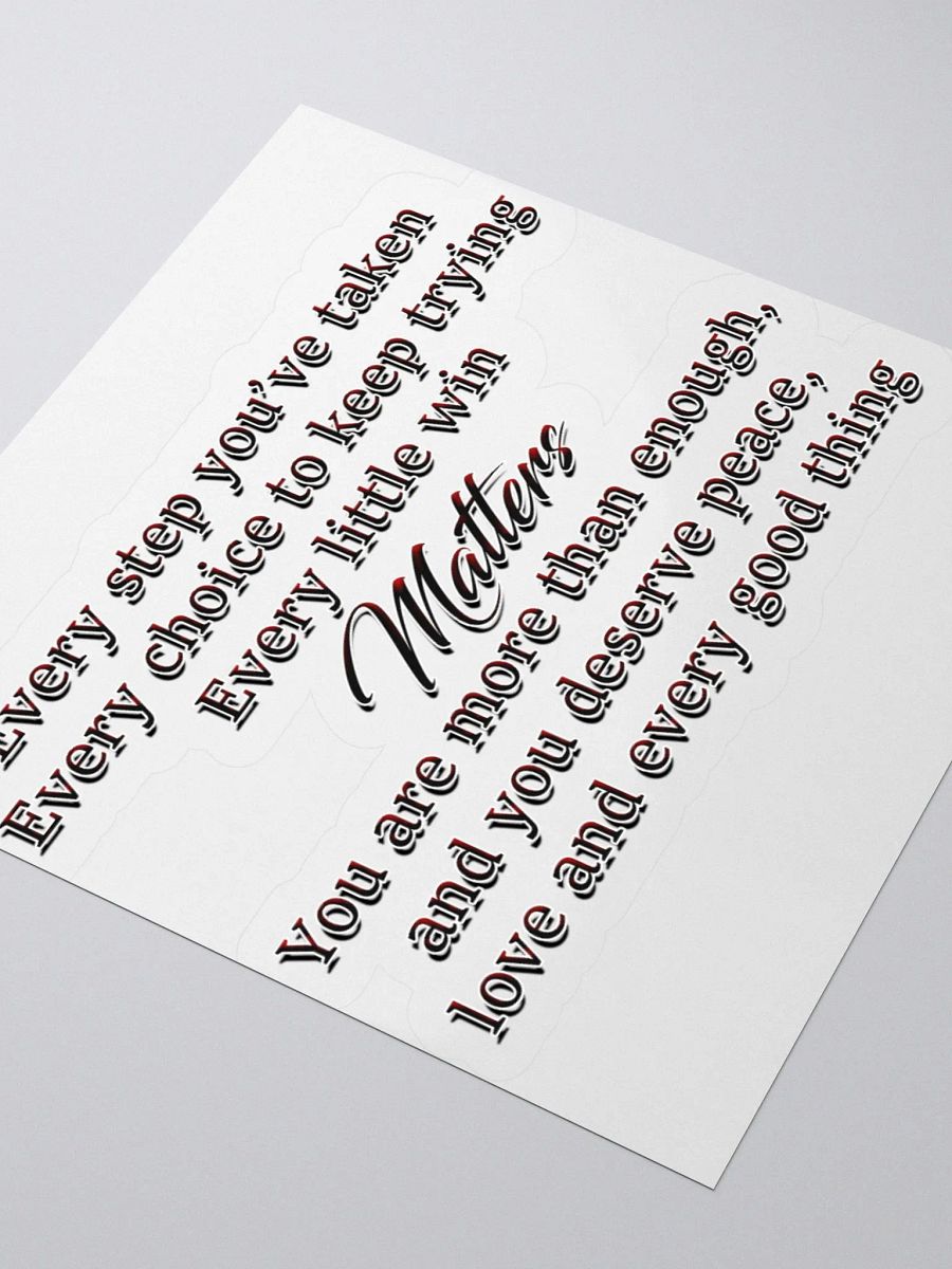 Positivity - Every Step Sticker product image (9)