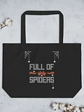 Full of Spiders eco tote product image (1)
