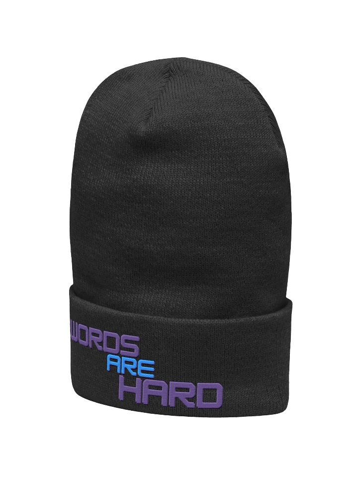 Words Are Hard Beanie product image (11)