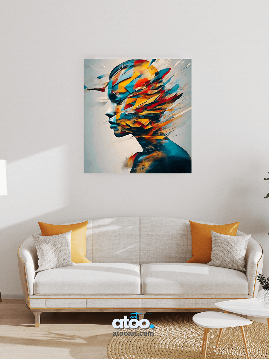 Understanding Women | Anger at Yourself | Canvas Artistic Painting product image (5)