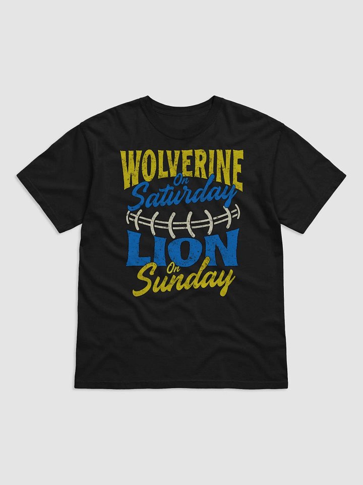 Vintage Wolverine On Saturday Lion On Sunday product image (1)