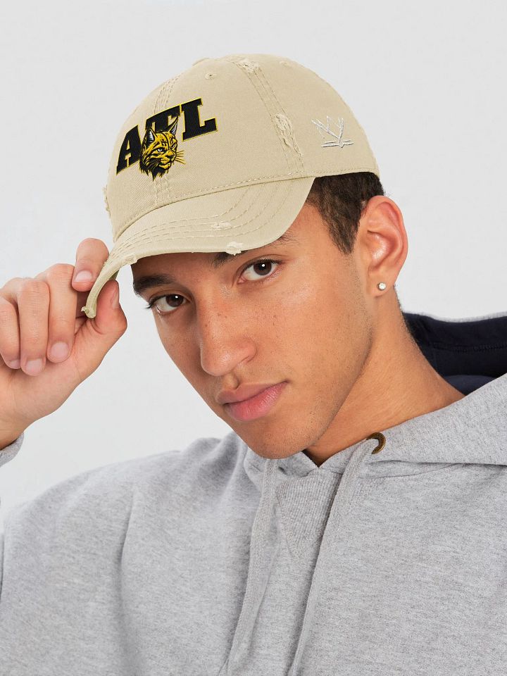 Atlanta Wildcats Distressed Dad Hat product image (1)