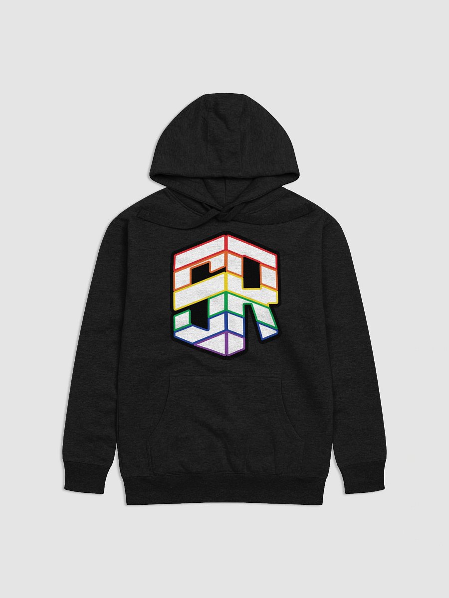 Rainbow Outline White Fill Hoodie product image (3)