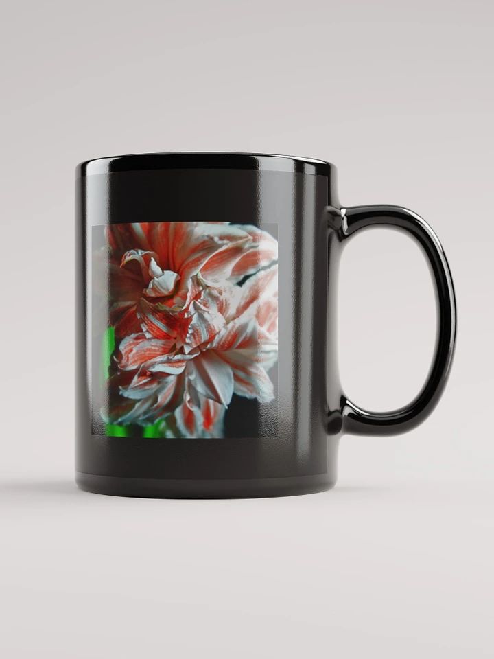 Amaryllis Portrait Black Coffee Mug product image (2)