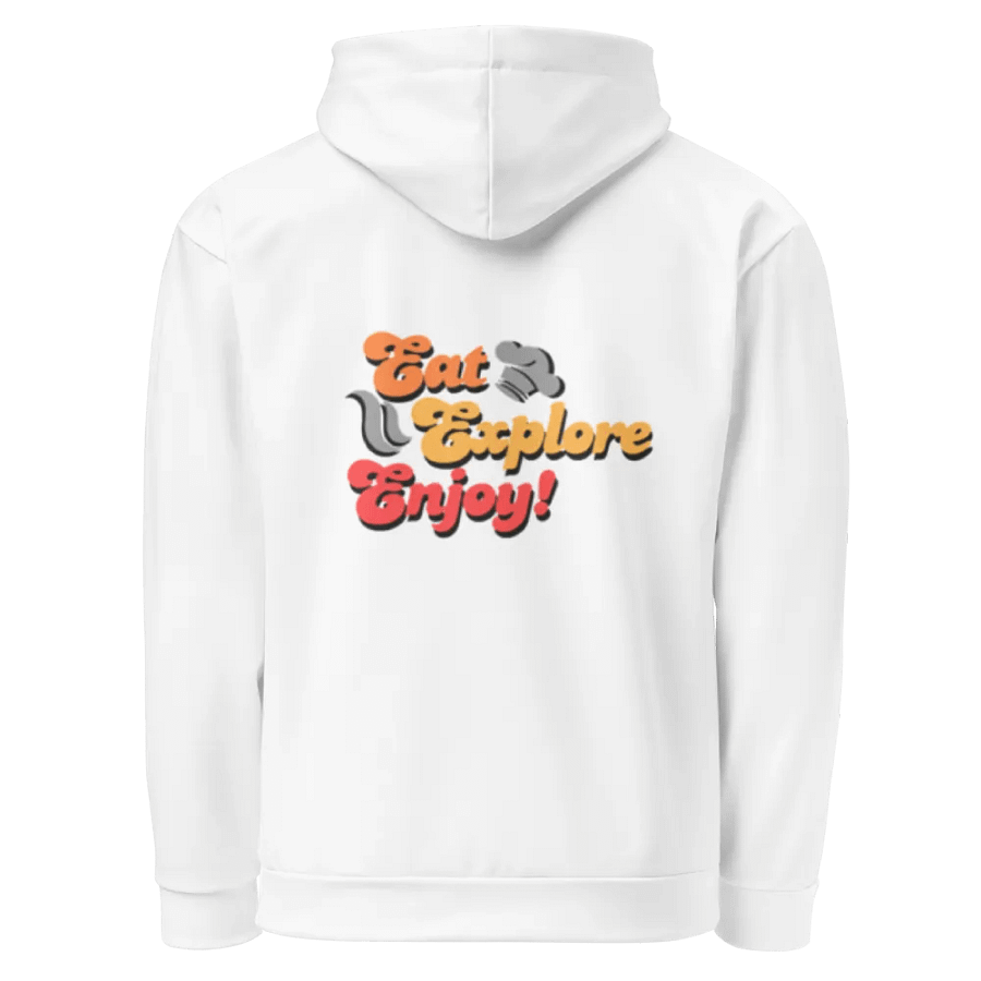 Bite into Style, Eat Explore Enjoy Hoodie product image (2)
