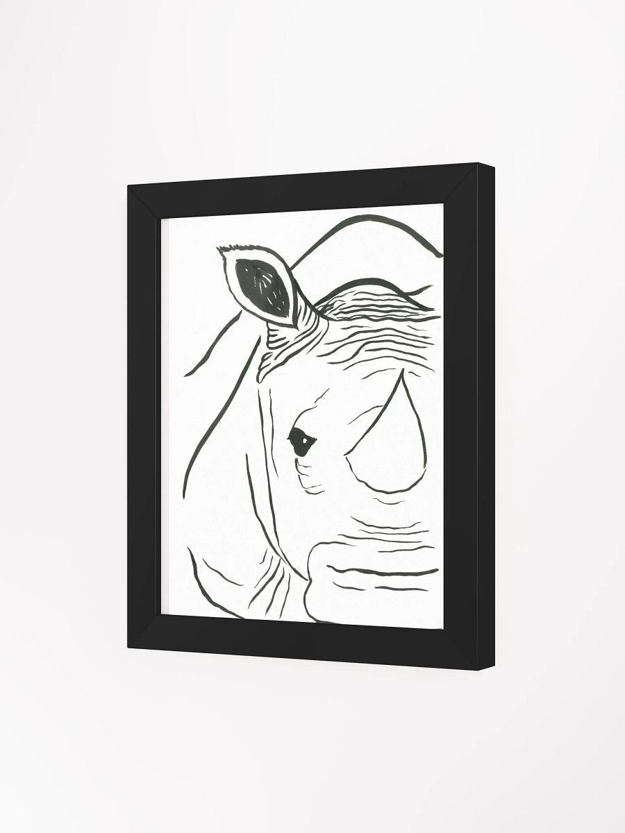 Face Of A Rhino Framed Print product image (9)