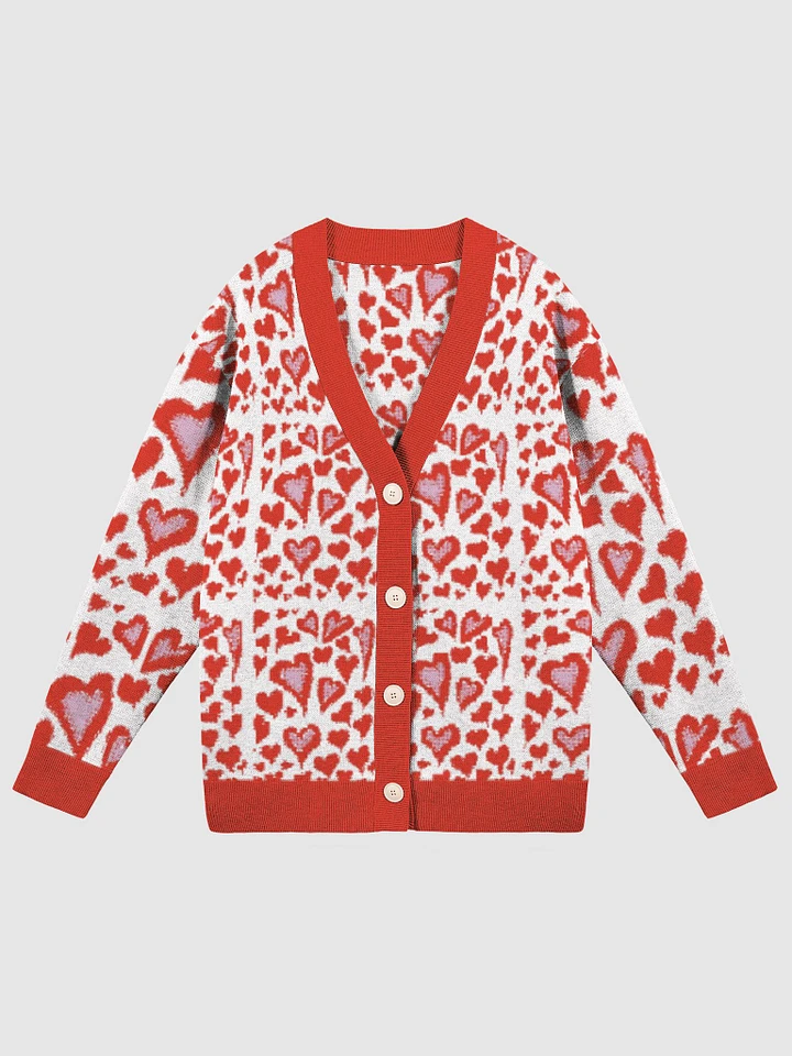 Hearts Pattern Cardigan product image (3)