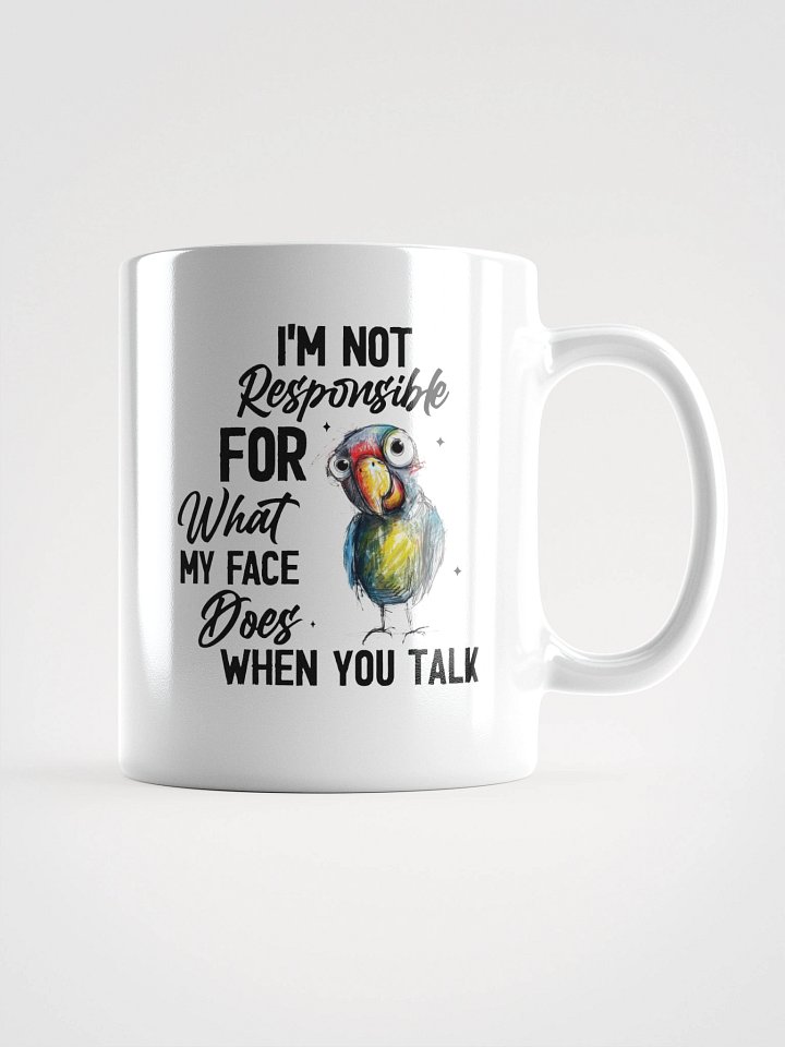 Parrot Not Responsible Glossy Mug product image (1)