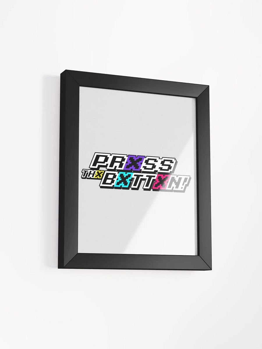 Prxss Thx Bxttxn! Logo Print product image (3)