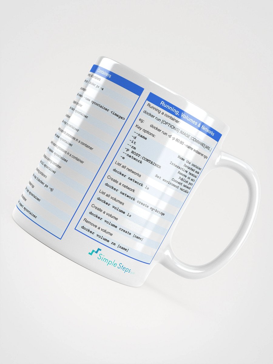 Docker Cheat Sheet Mug product image (5)