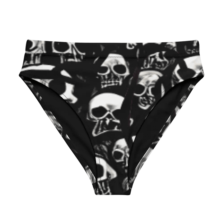 Skull Cluster Recycled High-Waisted Bikini Bottom product image (1)