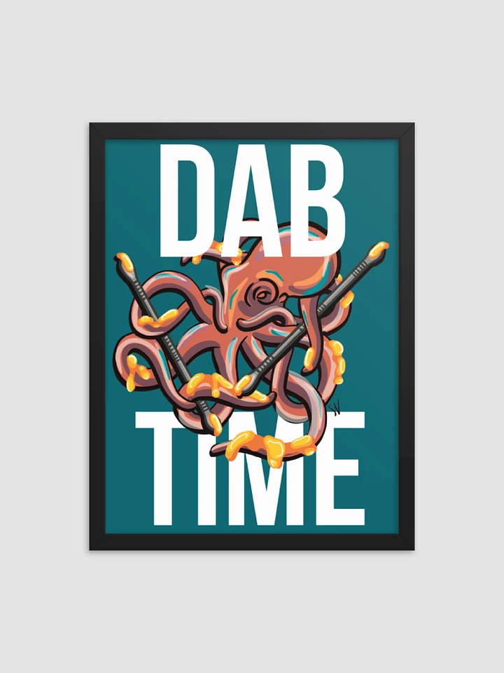 Dabbing Septopus 18x24in High Quality Framed Matte Poster product image (1)