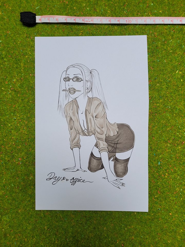 Pinuptober 2024 Day 9 - Original Drawing product image (1)