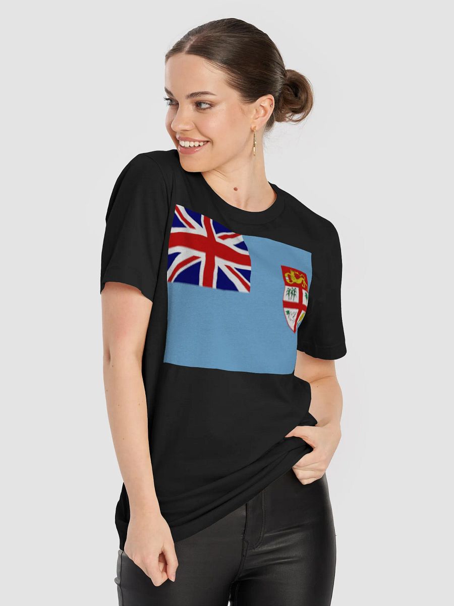Exclusive Unisex Fiji Flag Graphic Tee by Graphic Grove product image (9)