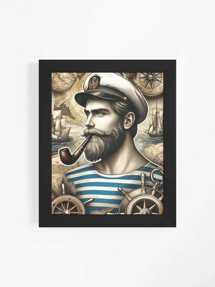 Nautical Captain's Portrait - Framed Matte Poster product image (22)